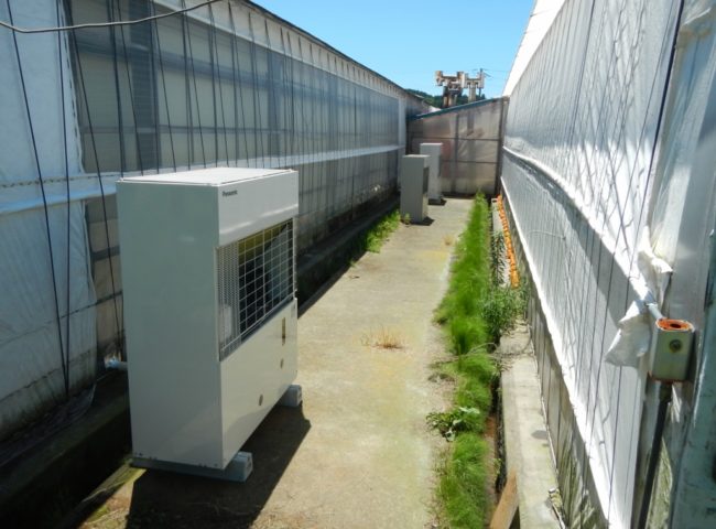 神奈川県小田原市の「村上農園」様｜野菜の促成質の冷却ユニットのサイクル交換