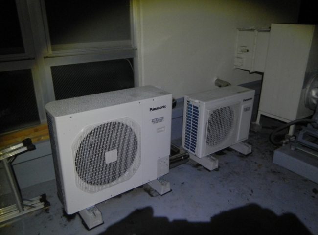 横浜市瀬谷区の某病院｜プレハブ冷凍・冷蔵庫の冷却機器の入替工事